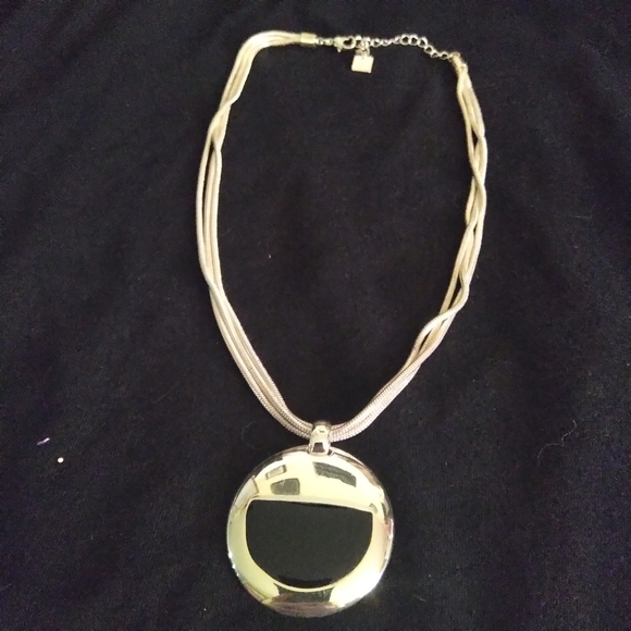 Signed Silver tone jewelry set - Picture 2 of 8